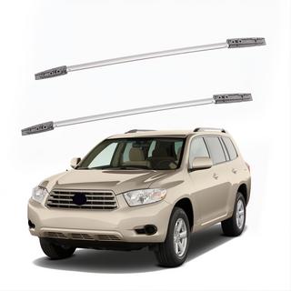 Sivi OEM strešni vzdolžni nosilci (aluminij) Toyota Highlander 2008–2013 fotografija 2