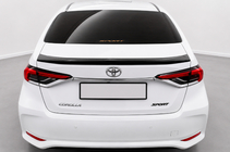 Toyota Corolla 2019– Spojler 1234 Upgrade (ABS plastika) fotografija 2