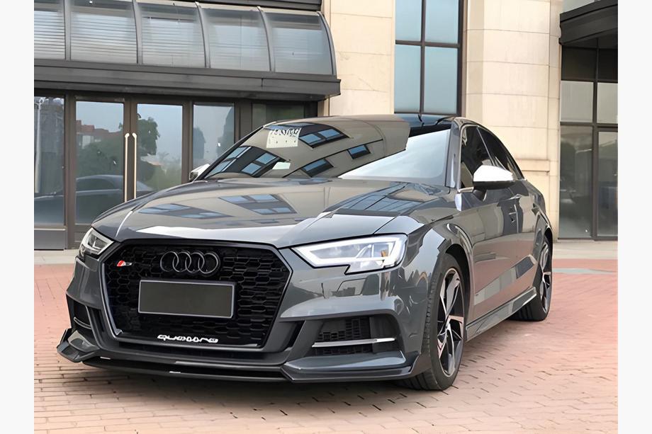 Audi A3 2020– Sprednji lip spojler (črn) Image