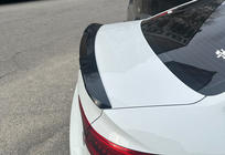 Audi A4 B9 2015–2024 LIP spojler (1234 Upgrade, črn) fotografija 3