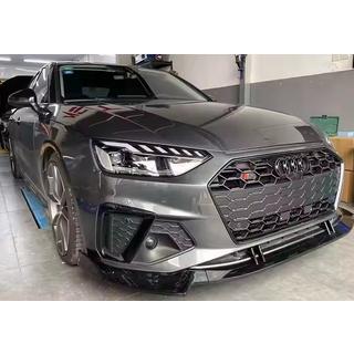 Sprednji lip spojler 2021-2023 (črn) Audi A4 B9 2015–2024 fotografija 1