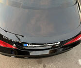 Mercedes CLA C117 2013–2019 LIP spojler (1234 Upgrade, črn) fotografija 6