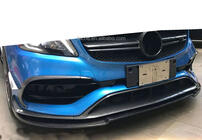 Mercedes A-class W176 2012–2018 Sprednji lip spojler (za AMG-Line / A45 AMG HB 2016-2018, črn) fotografija 3