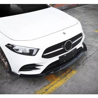 Sprednji lip spojler (za AMG-Line 2018-2021, črn) Mercedes A-class W177 2018– fotografija 2