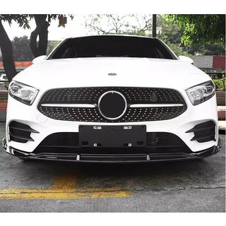 Sprednji lip spojler (za AMG-Line 2018-2021, črn) Mercedes A-class W177 2018– fotografija 1