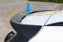 BMW X1 F48 2015–2022 LIP spojler (1234 Upgrade, črn) fotografija 8