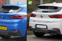 BMW X2 F39 2018–2023 LIP spojler (1234 Upgrade, črn) fotografija 8