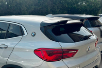 BMW X2 F39 2018–2023 LIP spojler (1234 Upgrade, črn) fotografija 2