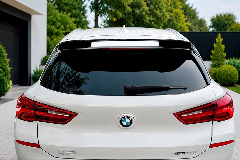 BMW X2 F39 2018–2023 LIP spojler (1234 Upgrade, črn) Image