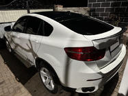 BMW X6 E71 2008–2014 LIP spojler (1234 Upgrade, črn) fotografija 5