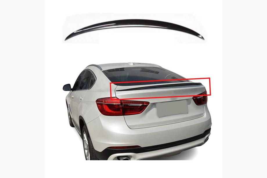 BMW X6 F16 2014–2019 LIP spojler (1234 Upgrade, črn) Image