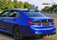 BMW serija 3 G20/G21 2018– Spojler za zadnje steklo LIP (1234 Upgrade, črna) fotografija 2