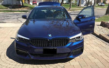 BMW serija 5 G30/G31 2017–2023 Ledvična maska 1 Bar (2017-2020, črna visok sijaj) fotografija 3