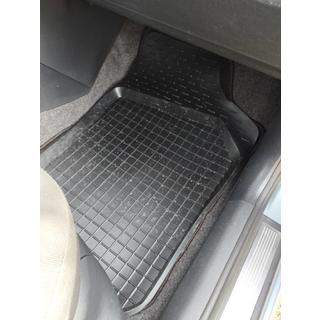 Gumijaste preproge za kabino z visokim robom (4 kosi, Polytep) Skoda Fabia 2000–2007 fotografija 2