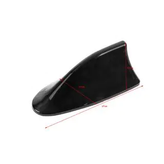 Shark fin strešna antena (črna, ABS) fotografija 4