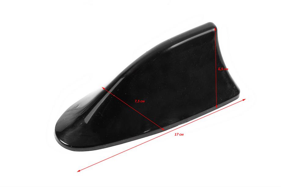 Shark fin strešna antena (črna, ABS) Fotografija 4