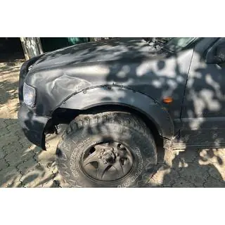 Univerzalni razširitveni dodatki blatniških lokov UNIV-034 (4 kosi, ABS plastika, črni) fotografija 3