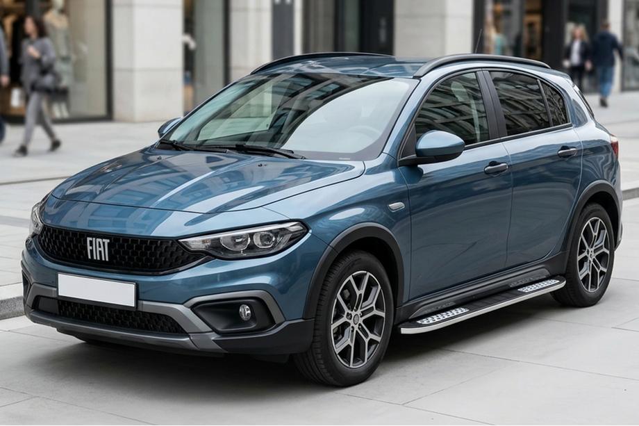 Fiat Tipo Cross 2021– Stranske stopnice Tayga V2 (2 kos, aluminij) Image