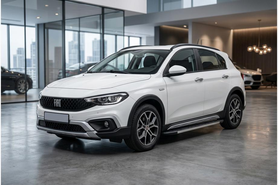 Fiat Tipo Cross 2021– Bočne stopnice Duru (2 kosa, aluminij) Image