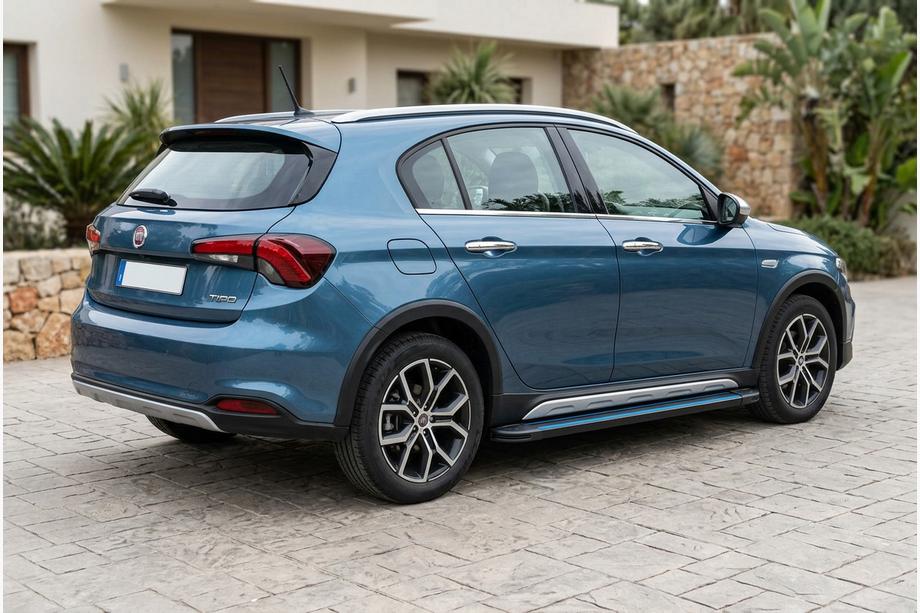 Fiat Tipo Cross 2021– Bočne stopnice Maya Blue (2 kos, aluminij) Image