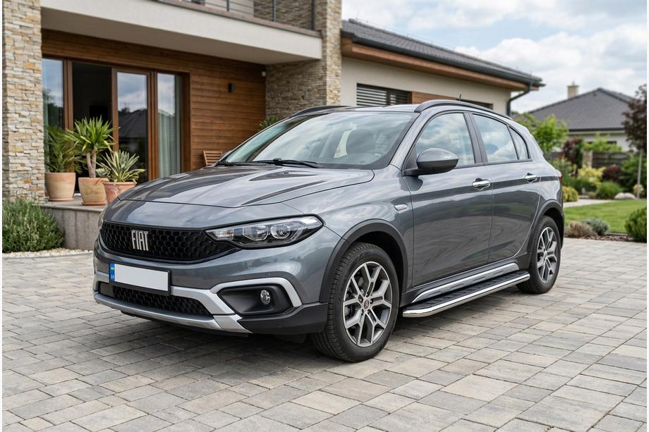 Fiat Tipo Cross 2021– Stranske stopnice Maydos V1 (2 kosa, aluminij) Image