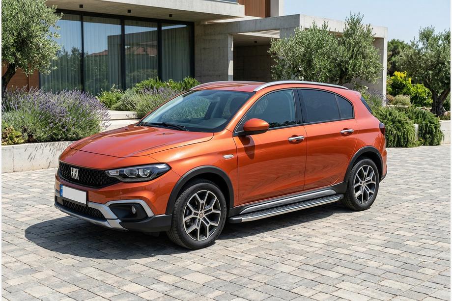 Fiat Tipo Cross 2021– Stranske stopnice BlackLine (2 kos, aluminij) Image