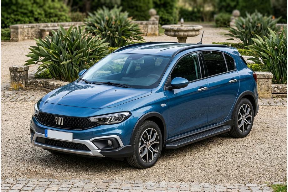 Fiat Tipo Cross 2021– Bočne stopnice Allmond Black (2 kosa, aluminij) Image