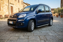 Fiat Panda 2011–2023 Stranske stopnice BlackLine (2 kos, aluminij) fotografija 1