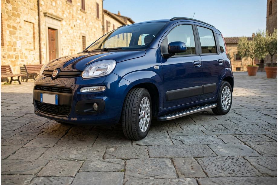 Fiat Panda 2011–2023 Stranske stopnice BlackLine (2 kos, aluminij) Image