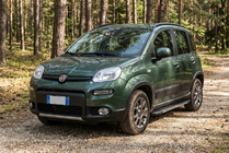 Fiat Panda 2011–2023 Bočni pragovi Bosphore Grey (2 kos, aluminij) fotografija 1