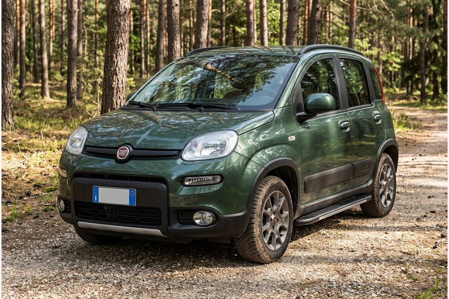 Fiat Panda 2011–2023 Bočni pragovi Bosphore Grey (2 kos, aluminij) Image