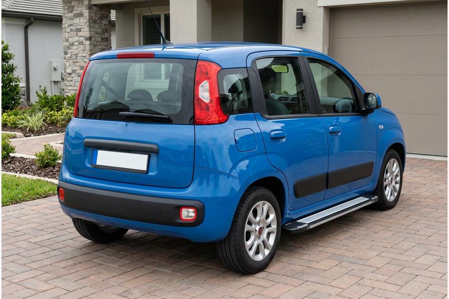 Fiat Panda 2011–2023 Stranske stopnice Rainbow (2 kos, aluminij) Image