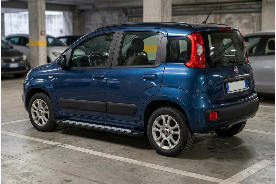 Fiat Panda 2011–2023 Stranske stopnice Vision New Black (2 kos, aluminij) Image