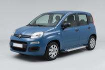 Fiat Panda 2011–2023 Stranske stopnice Vision New Grey (2 kos, aluminij) fotografija 1