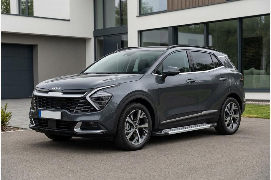 Kia Sportage 2021– Stranske stopnice Vision New Grey (2 kos, aluminij) Image