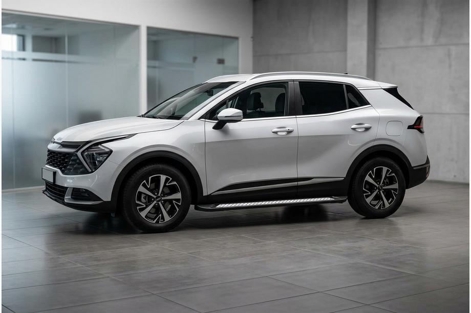 Kia Sportage 2021– Stranske stopnice Vision New Black (2 kos, aluminij) Image