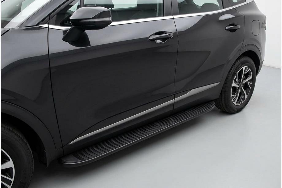 Kia Sportage 2021– Stranski pragovi Tayga Black (2 kos, aluminij) Image