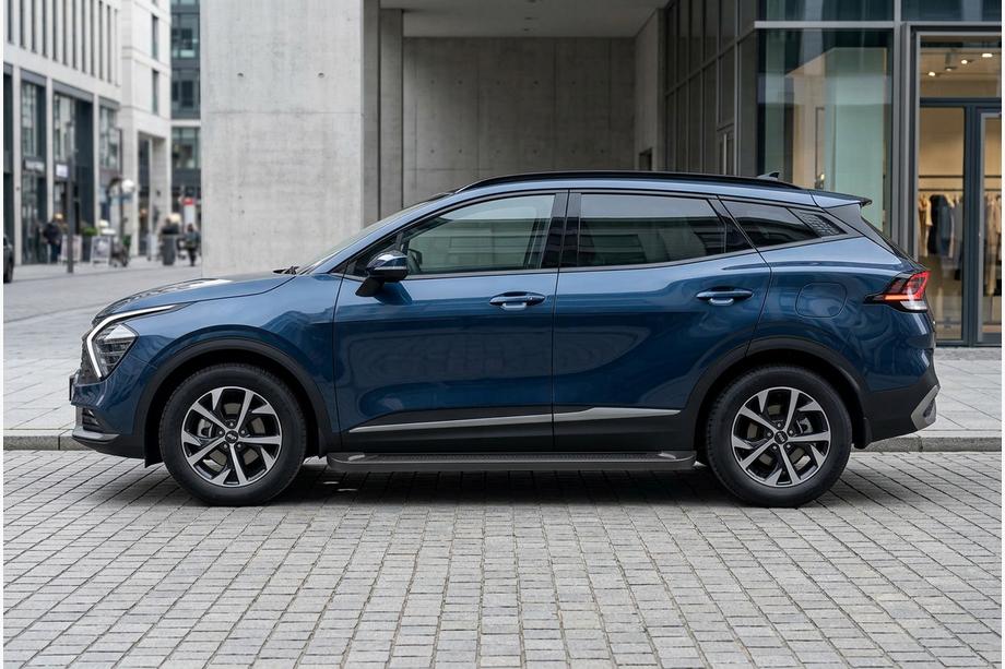 Kia Sportage 2021– Bočne stopnice Allmond Black (2 kosa, aluminij) Image