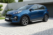 Kia Sportage 2021– Bočne stopnice Maya V2 (2 kos, aluminij) fotografija 1