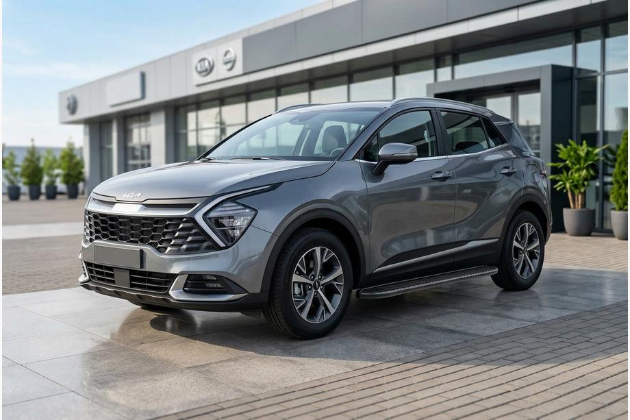 Kia Sportage 2021– Stranske stopnice Bosphore Black (2 kos, aluminij) Image