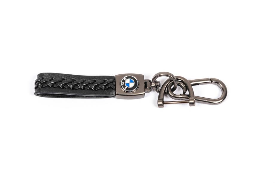 BMW Usnjen obesek za ključe z logotipom BMW Image