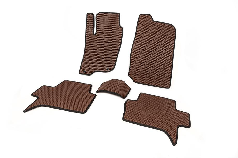 Mitsubishi Pajero Sport 2008–2015 EVA avtomobilske preproge (opečnati vzorec) Image