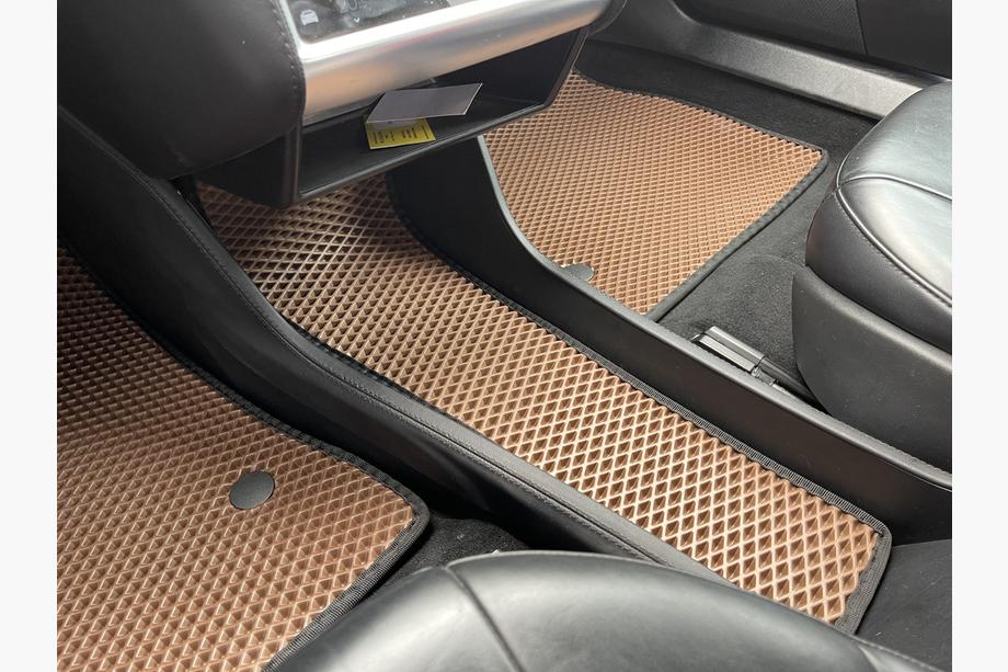 Tesla Model S 2012– EVA avtomobilski tepihi (2012-2021, opečnati) Image