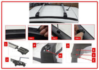 Fiat 500X 2014–2024 Zaklepne precne palice za originalne strešne nosilce (railinge) Wingbar V3 (2 kos) fotografija 7