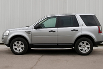 Land Rover Freelander II 2006–2014 Stranske stopnice Libao (2 kos, aluminij) fotografija 3