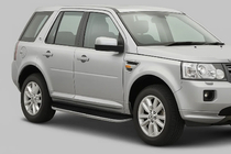Land Rover Freelander II 2006–2014 Stranske stopnice Libao (2 kos, aluminij) fotografija 1