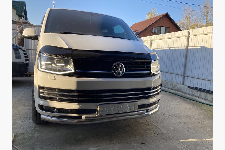 Volkswagen T6 2015–2024 Sprednja dvojna zaščitna cev ST011 (nerjaveče jeklo) Image