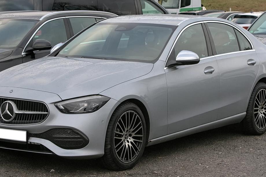 Mercedes razred C W206 2022– Pokrovi ogledal (2 kos, nerjavno jeklo) Image