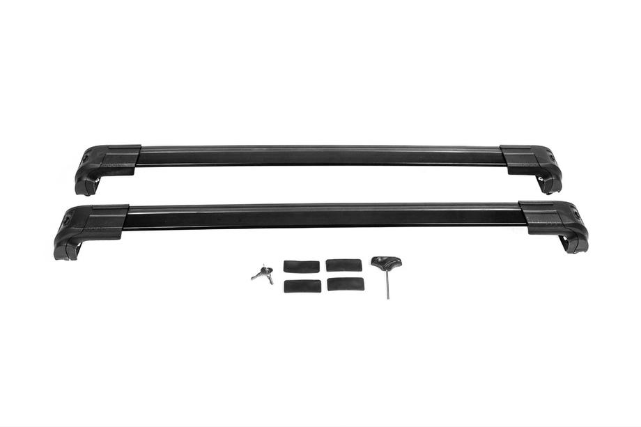 Prečne palice za integrirane strešne nosilce, zaklepne Strong V2 (2 kos) do 120 cm, črne Fotografija 15
