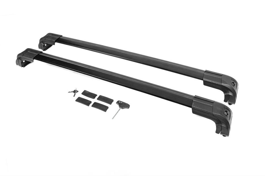 Prečne palice za integrirane strešne nosilce, zaklepne Strong V2 (2 kos) do 120 cm, črne Fotografija 14